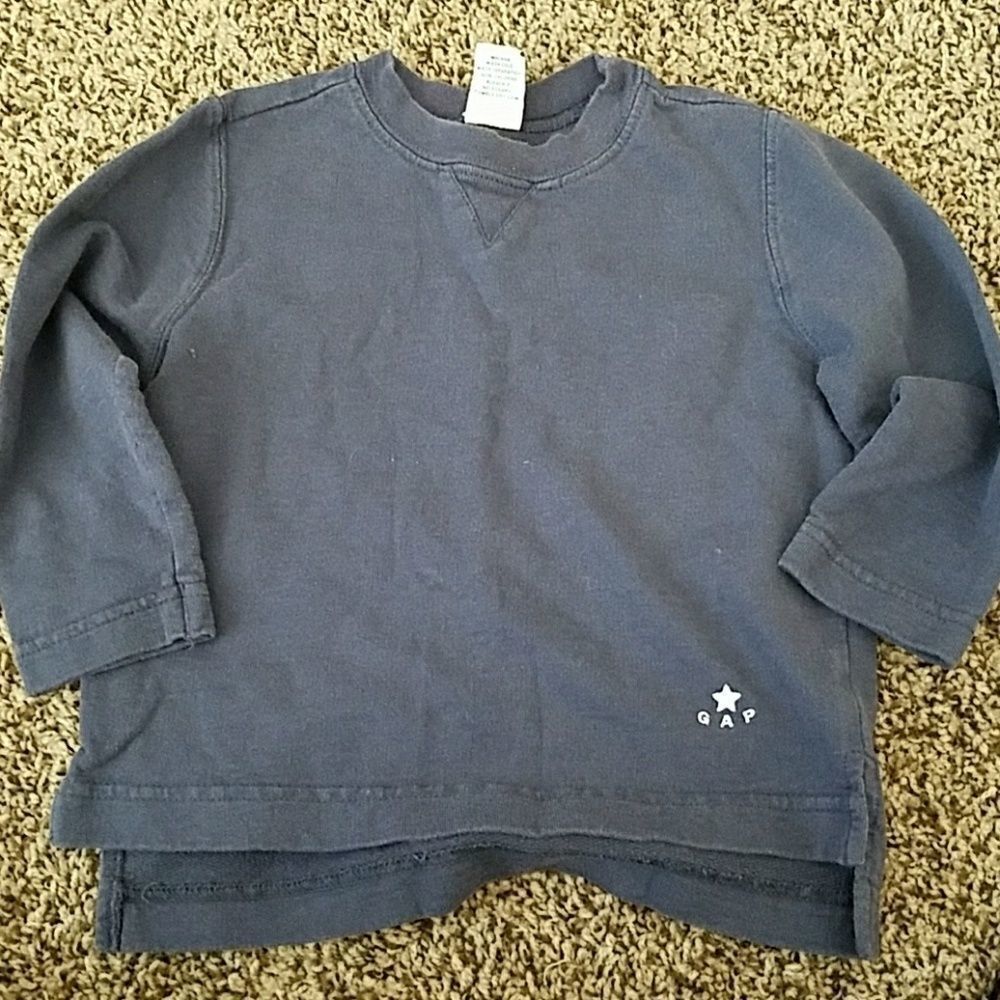 Gap Dark Blue Long Sleeve Sweatshirt Kid’s Size XXS Cozy Pullover